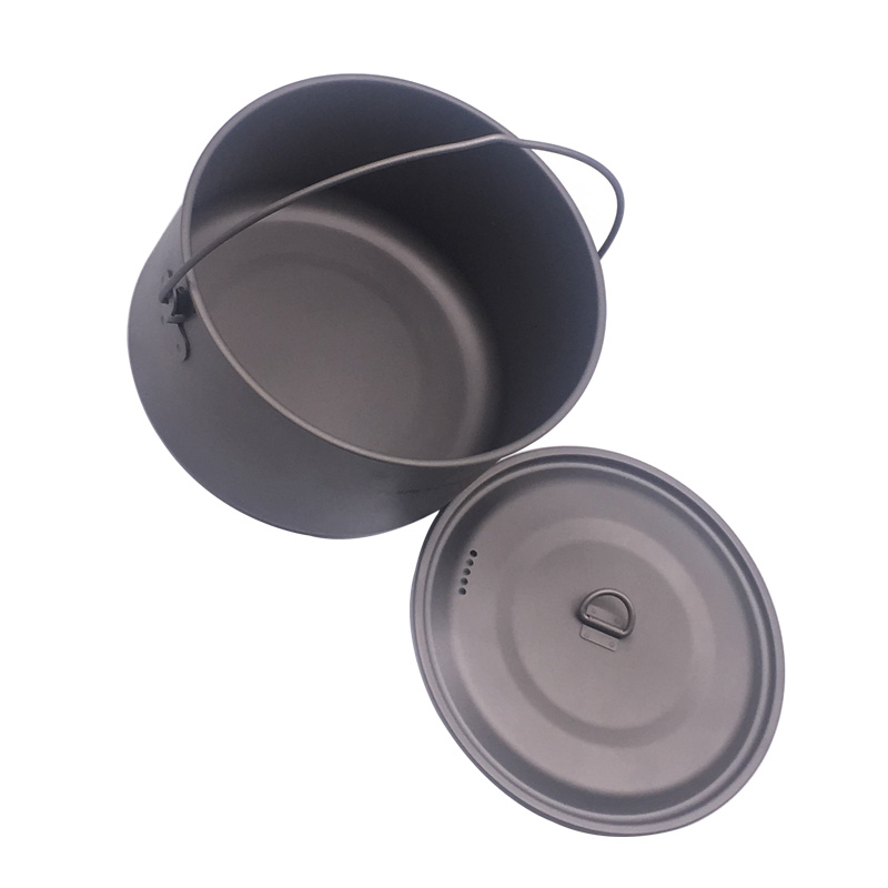 Camping Cooking Set Stainless Steel - FLAME'S CREED 1100 ml 1950 ml