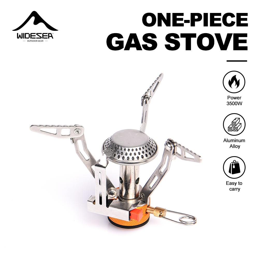 Camping Cooking System - Widesea Einteiliger Gasherd, 3500 W, Aluminiumlegierung,