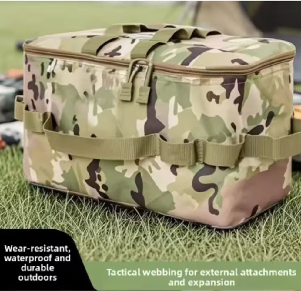 Camping Outdoor Cooking Equipment - Outdoor-Camping-Gastank-Aufbewahrungstasche, Große Kapazität Erdnagel-Werkzeugtasche, Gasbehälter-Picknick-Kochgeschirr-Organizer