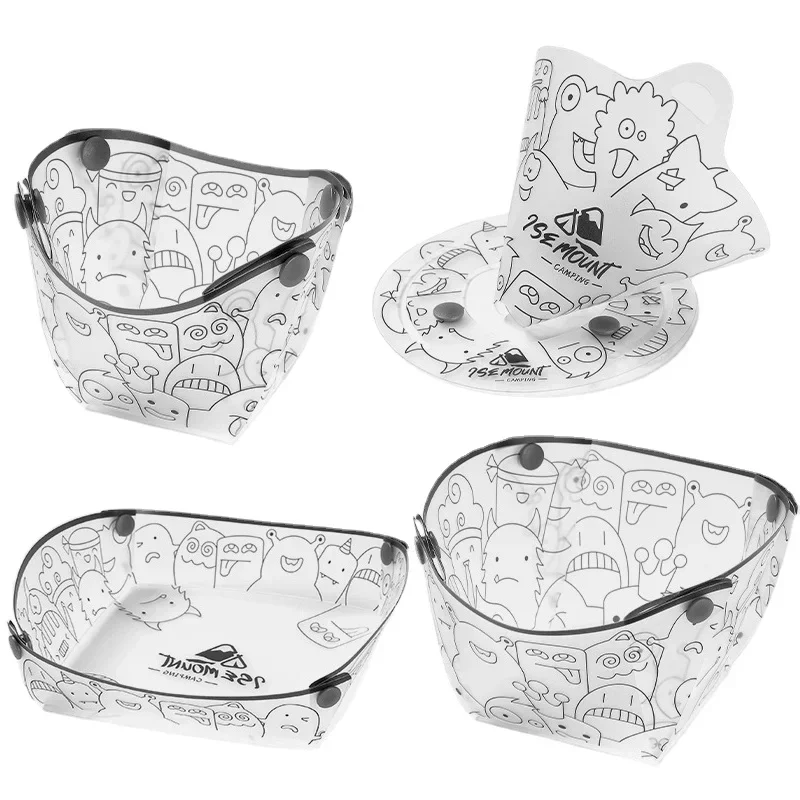Camping Cooking Tray - Outdoor leichtes Klapp geschirr tragbare Schüssel