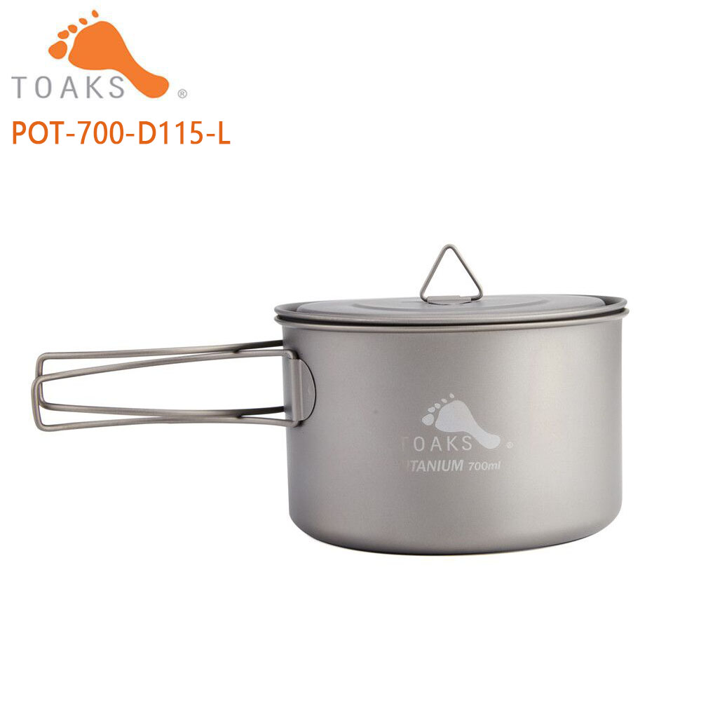 Camping Cooking System - Toaks reines Titan Camping Kochgeschirr Outdoor-Töpfe,