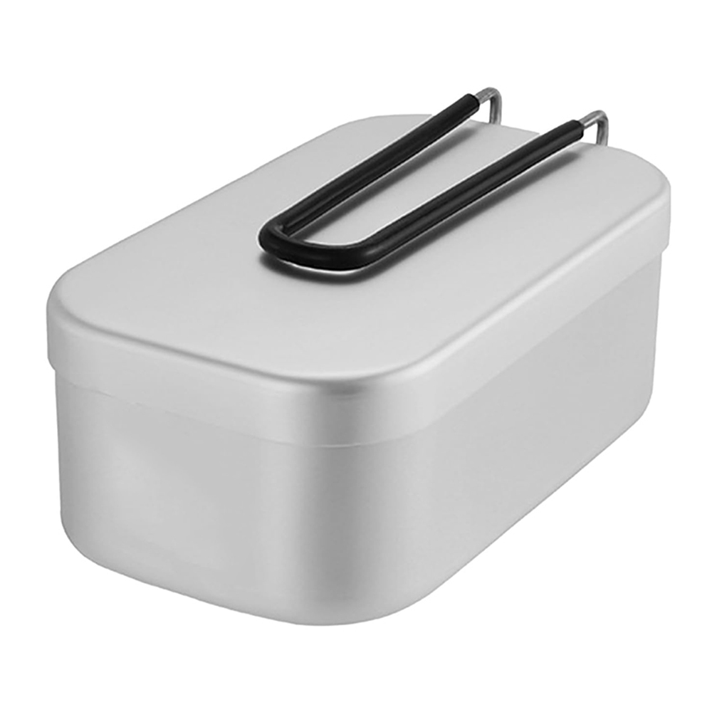 Camping Cooking Box - 800ML Aluminium Mittagessen Boxen Outdoor Camping