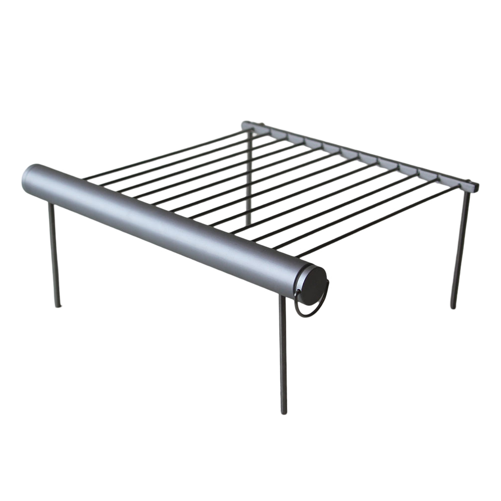 Camping Cooking Materials - Outdoor-Aktivitäten Farbe: Grau Outdoor-Kochgestell Campingkocher-Gestell Aluminiumlegierung