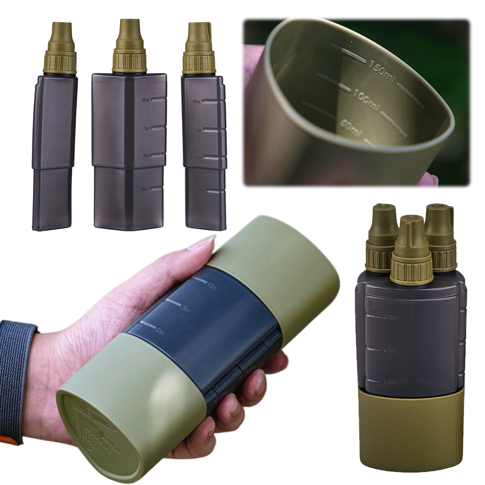 Camping Outdoor Cooking Equipment - 3-in-1 Outdoor Camping Gewürzspender Flasche BBQ