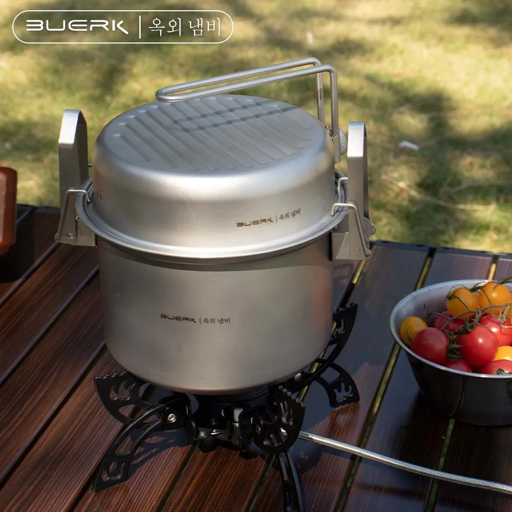 Camping Cooking System - Multifunktionaler Dampf- und Brattopf für Outdoor-Camping,