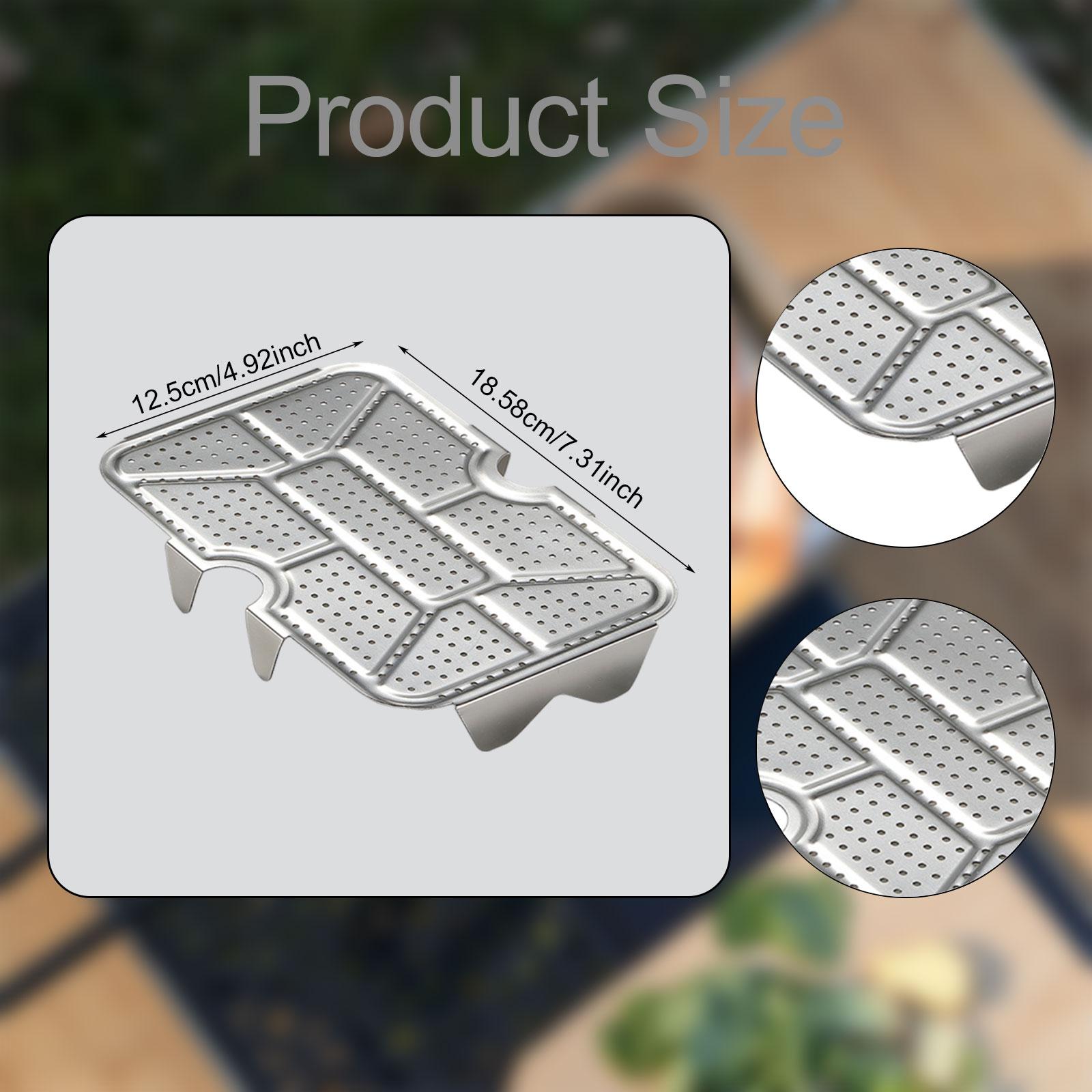 Camping Cooking Tray - Camping-Dampfschale Premium Multifunktionales Essgeschirr-Zubehör Effizienter Hochleistungs-Edelstahl