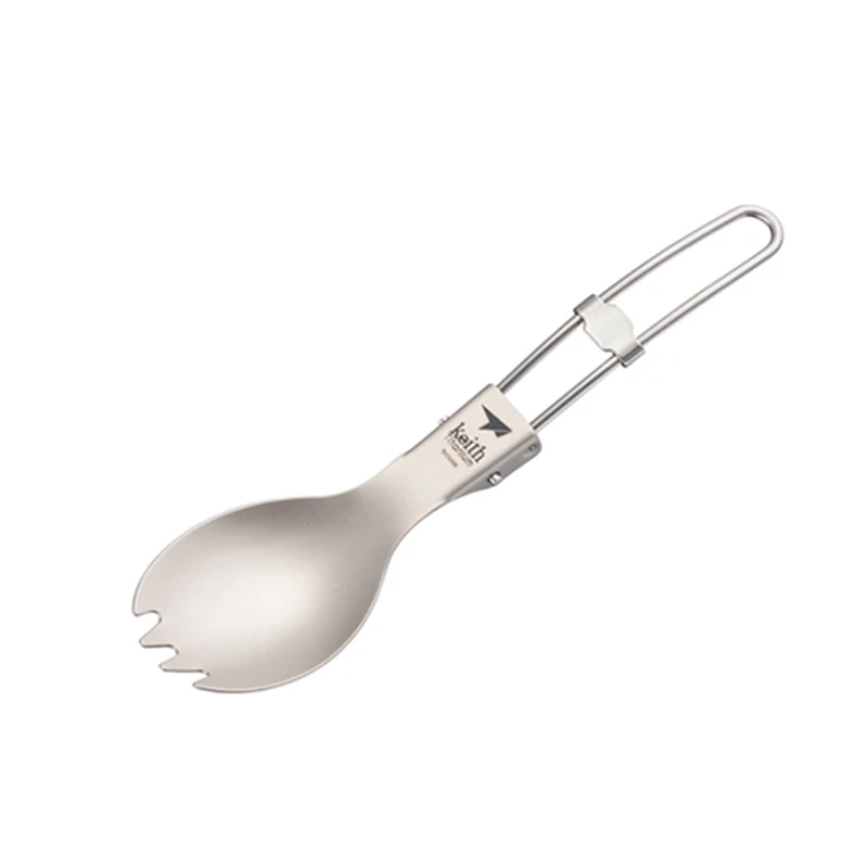 Camping Cooking Tray - Keith Titan Spork faltbarer Griff gesunde