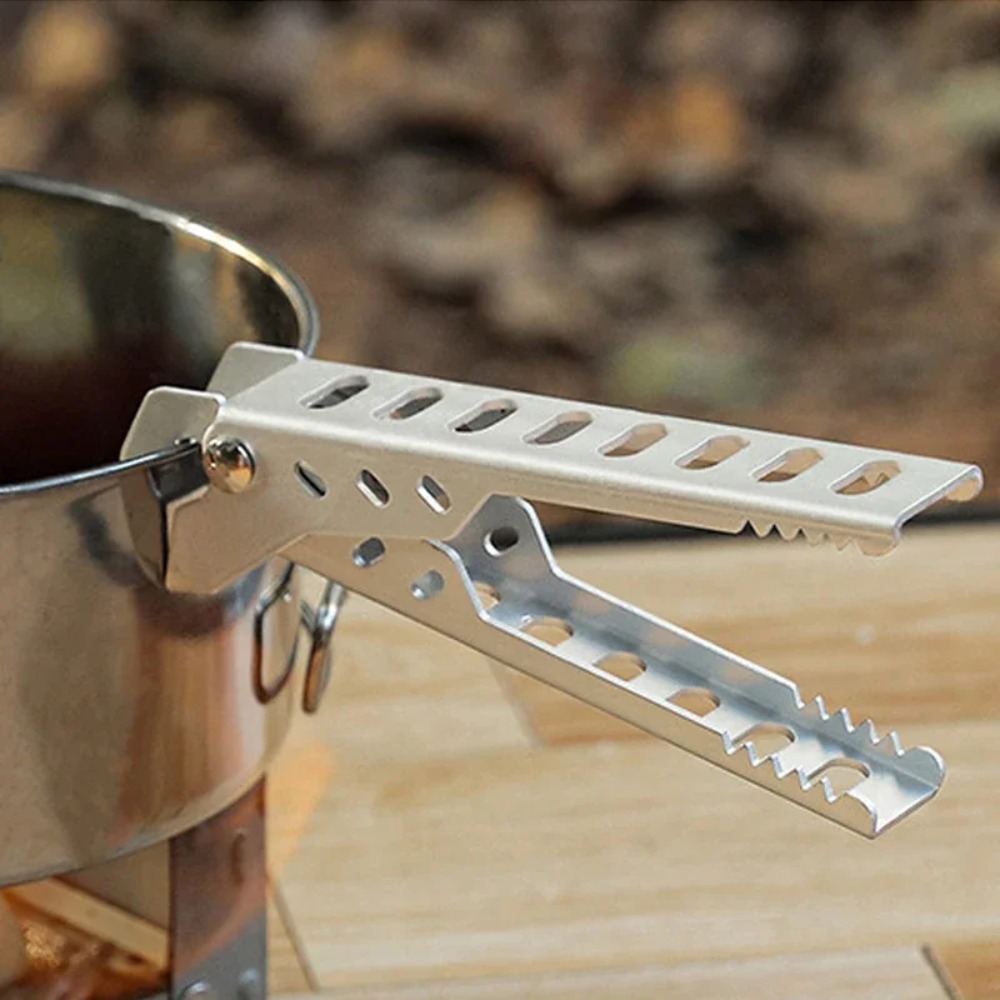 Camping Cooking Set Stainless Steel - Aluminium Anti-hot Legierung Clip Schüssel Greifer