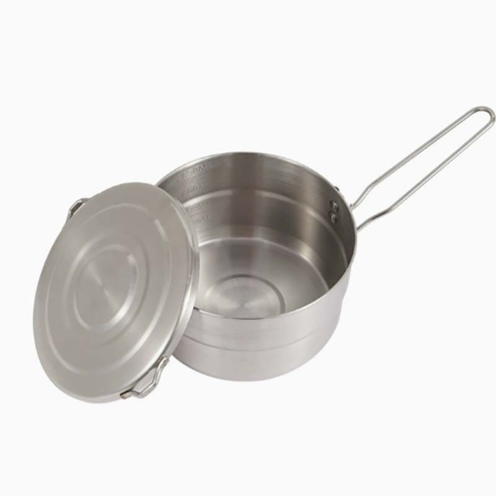 Edelstahl-Outdoorkochtopf mit  – Camping Cooking Materials Bewertung und Preis