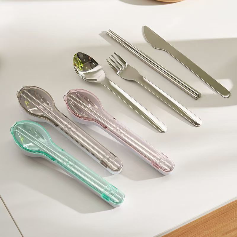 Tragbares Besteckset mit Aufbe – Camping Cooking Set Stainless Steel Bewertung und Preis