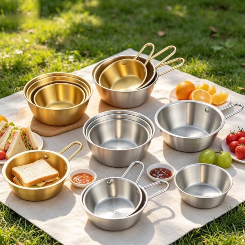 Edelstahl-Kochschüssel mit Ska – Camping Cooking Materials Bewertung und Preis