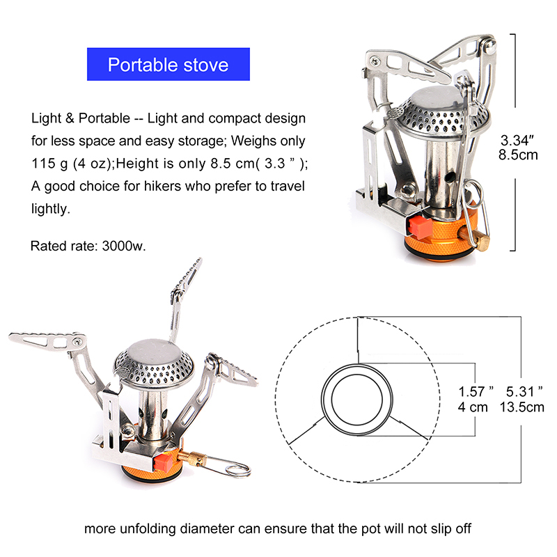 Widesea Einteiliger Gasherd, 3 – Camping Cooking System Bewertung und Preis