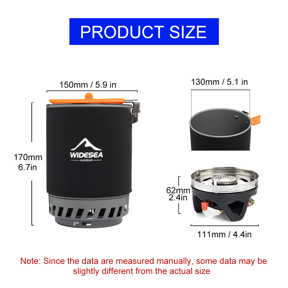 Widesea Camping-Kochsystem mit – Camping Cooking System Bewertung und Preis
