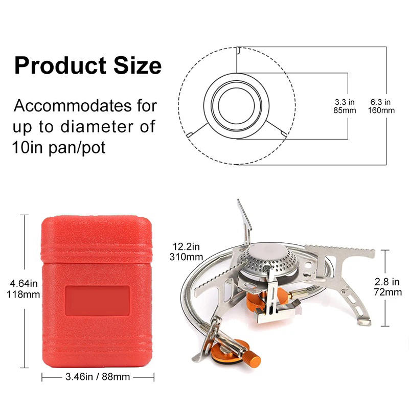 Camping Gasherd Tragbare Falte – Camping Cooking System Bewertung und Preis