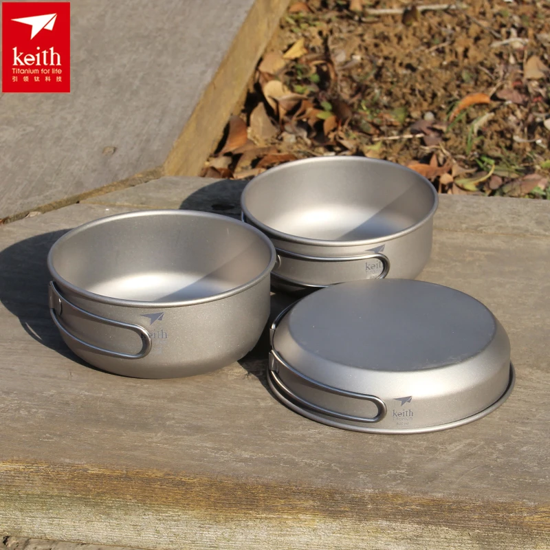 Keith 3pcs Titan Kochgeschirr  – Camping Outdoor Cooking Equipment Bewertung und Preis