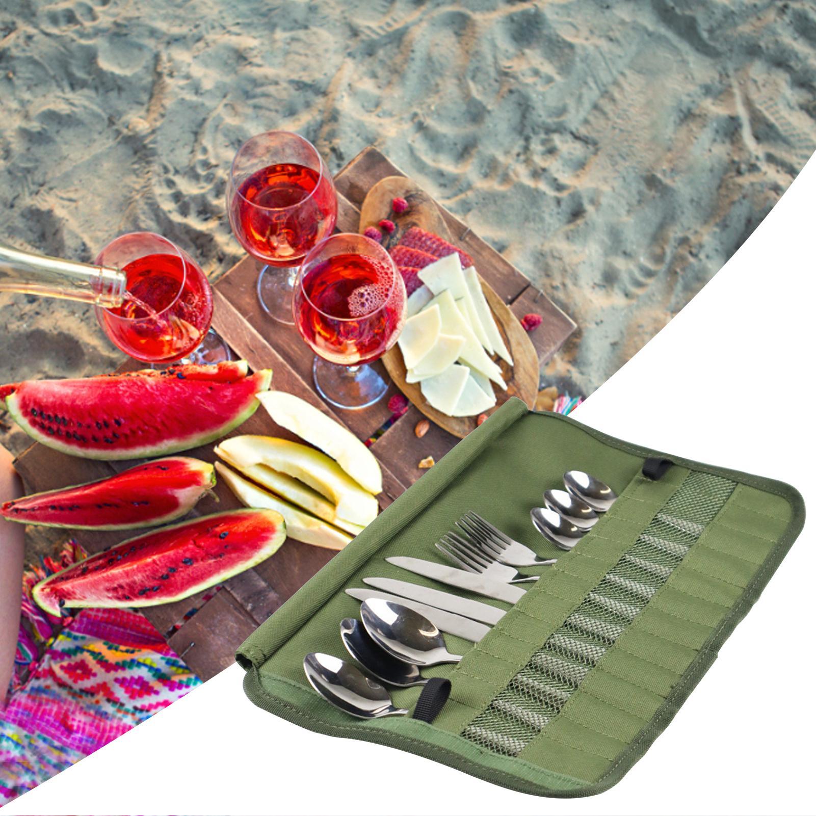 Küchen-Aufbewahrungstasche, Ca – Camping Cooking Utensil Roll Bewertung und Preis