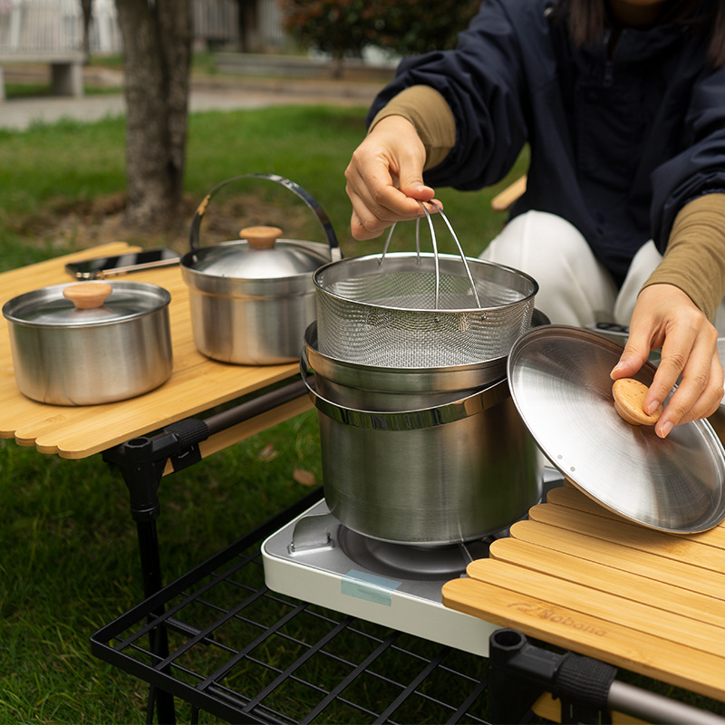 NOBANA Neueste Outdoor Edelsta – Camping Cooking Set Stainless Steel Bewertung und Preis
