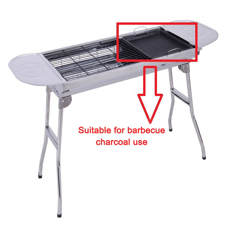Dicke quadratische Grillpfanne – Camping Cooking Tray Bewertung und Preis