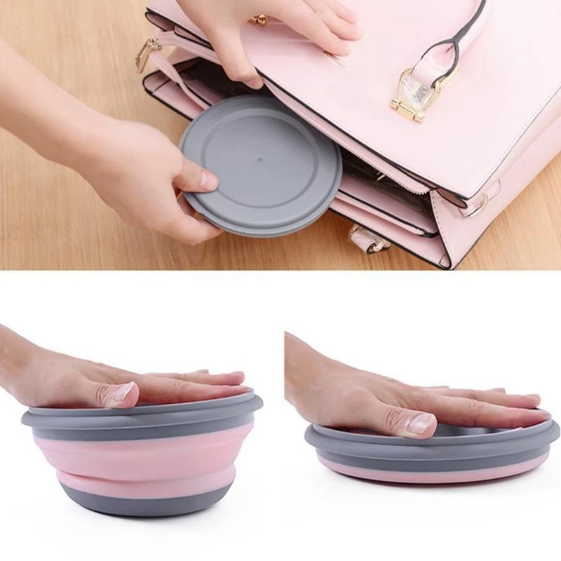 3-teiliges Silikon-Faltlunchbo – Camping Cooking Tray Bewertung und Preis