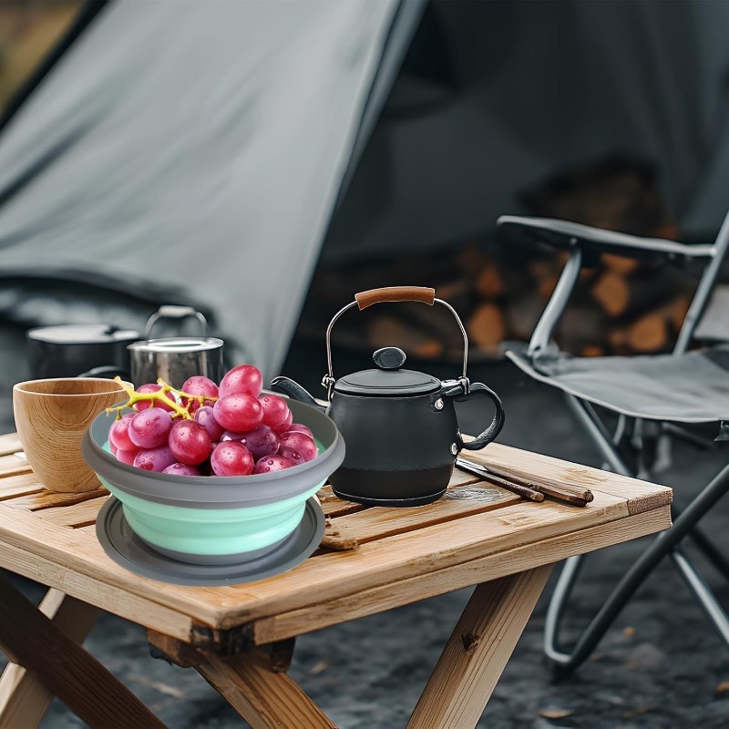 3-teiliges Silikon-Faltlunchbo – Camping Cooking Tray Bewertung und Preis
