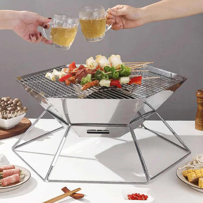 Tragbarer klappbarer Kohlegril – Camping Cooking Must Haves Bewertung und Preis