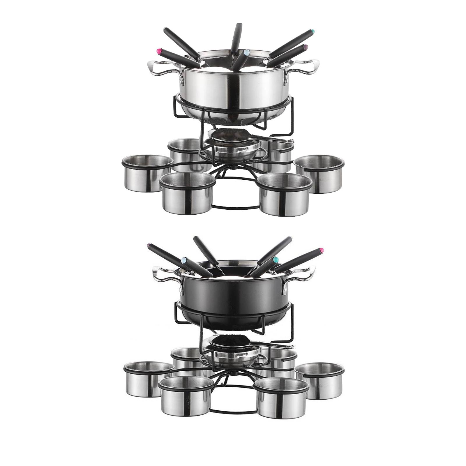 Fondue-Topf-Set, Kochherd, ver – Camping Cooking Set Stainless Steel Bewertung und Preis