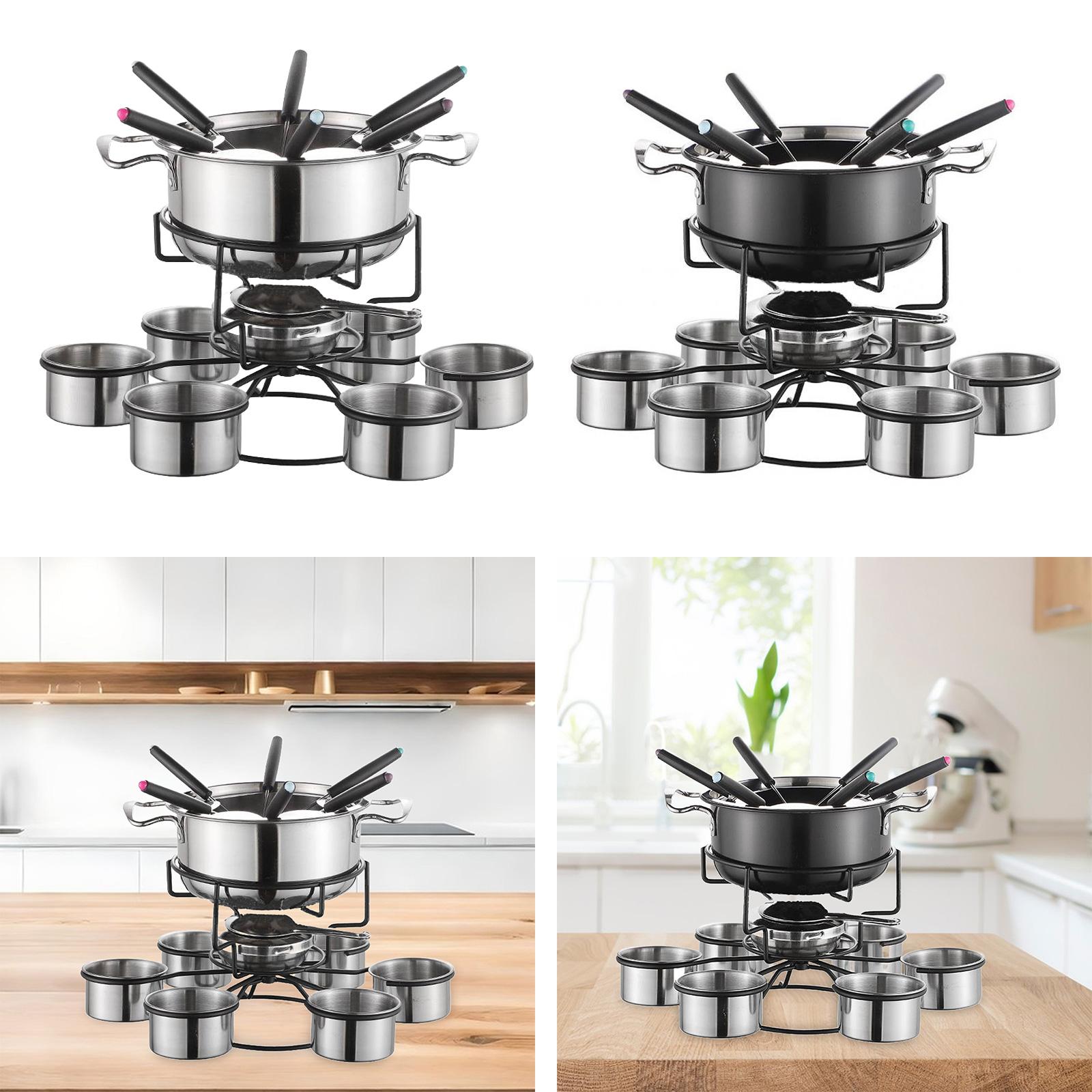 Fondue-Topf-Set, Kochherd, ver – Camping Cooking Set Stainless Steel Bewertung und Preis