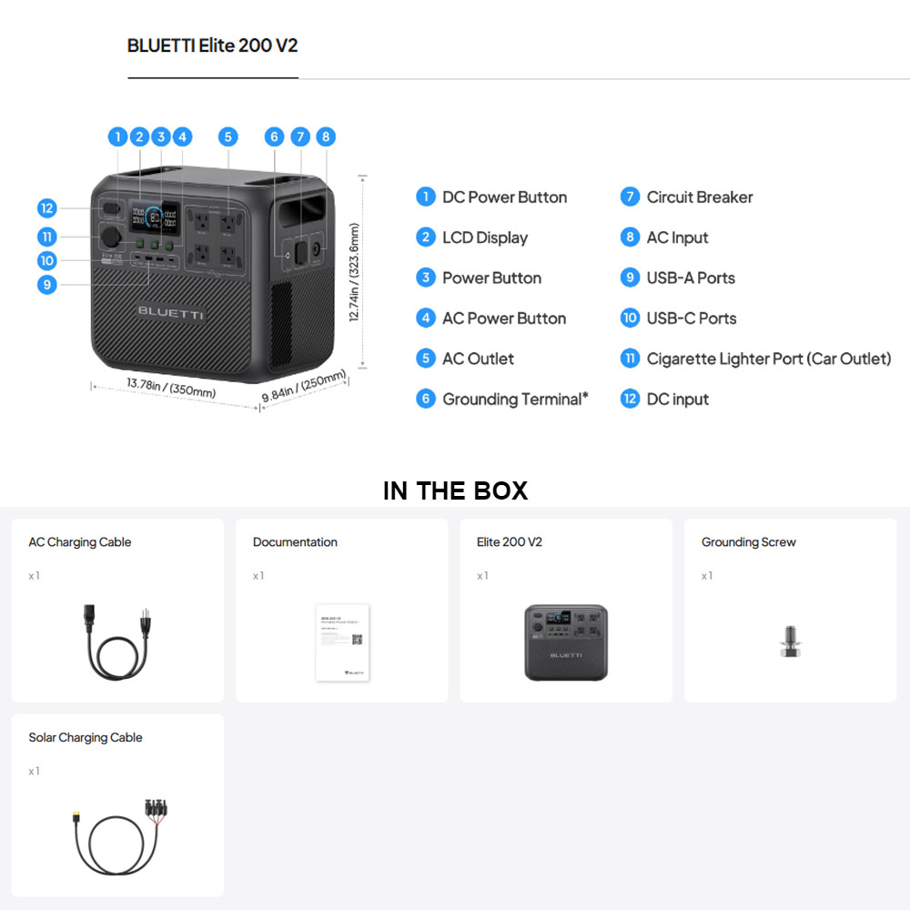 【Renew】BLUETTI Elite 200 V2 Tr – Camping Cooking Box Bewertung und Preis