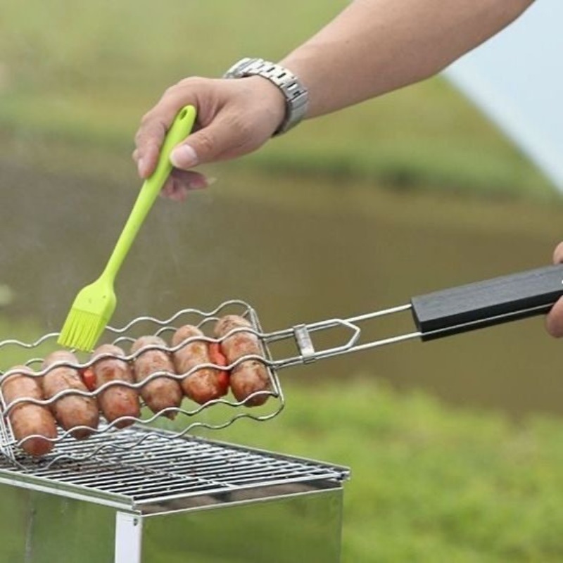 Tragbarer Camping-BBQ-Grill, k – Camping Outdoor Cooking Equipment Bewertung und Preis