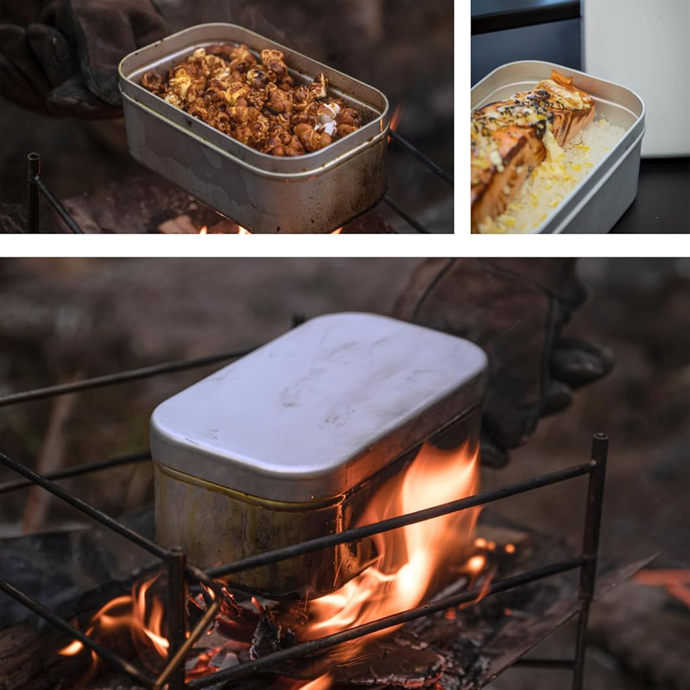 Faltbarer Bento-Box-Griff, Lun – Camping Outdoor Cooking Equipment Bewertung und Preis