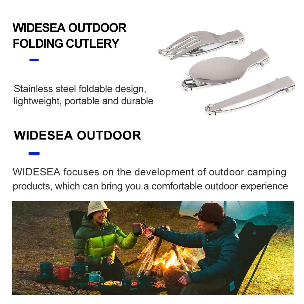 3 Stück 1 Satz tragbares Outdo – Camping Cooking Set Stainless Steel Bewertung und Preis