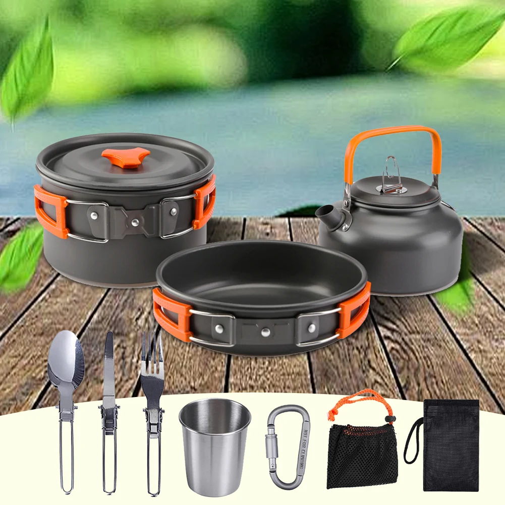 Camping-Kochgeschirr-Set, Wass – Camping Cooking Set Stainless Steel Bewertung und Preis