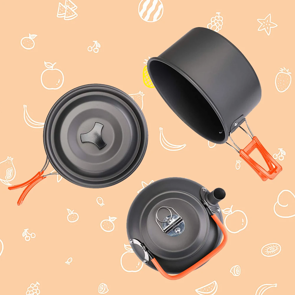 Camping-Kochgeschirr-Set, Wass – Camping Cooking Set Stainless Steel Bewertung und Preis