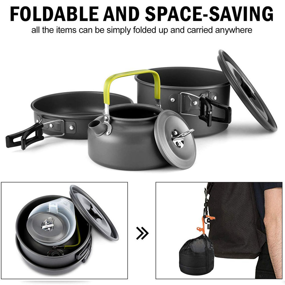 Outdoor-Camping-Kochgeschirr-S – Camping Outdoor Cooking Equipment Bewertung und Preis